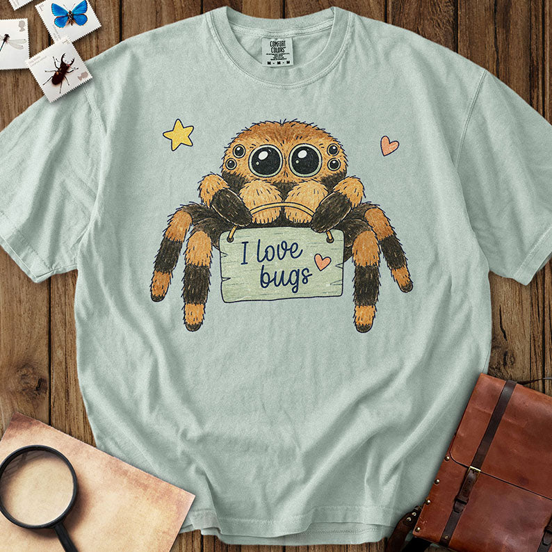 I Love Bugs Spider T-Shirt