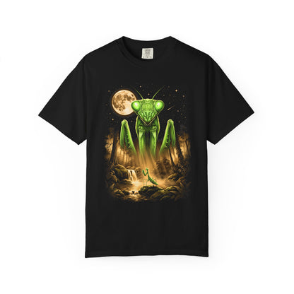 Praying Mantis Moonlit Forest T-Shirt