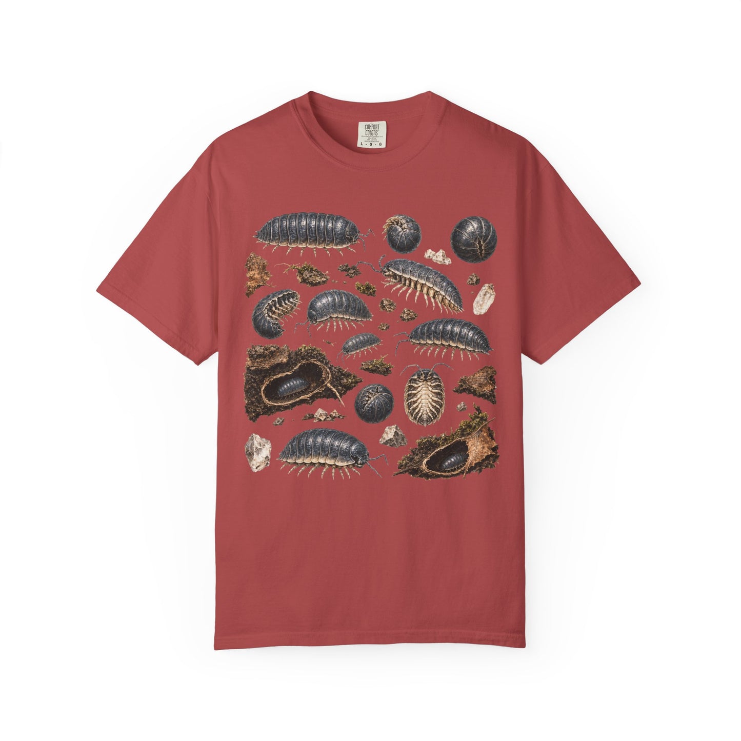 Forest Floor Isopod Collage T-Shirt