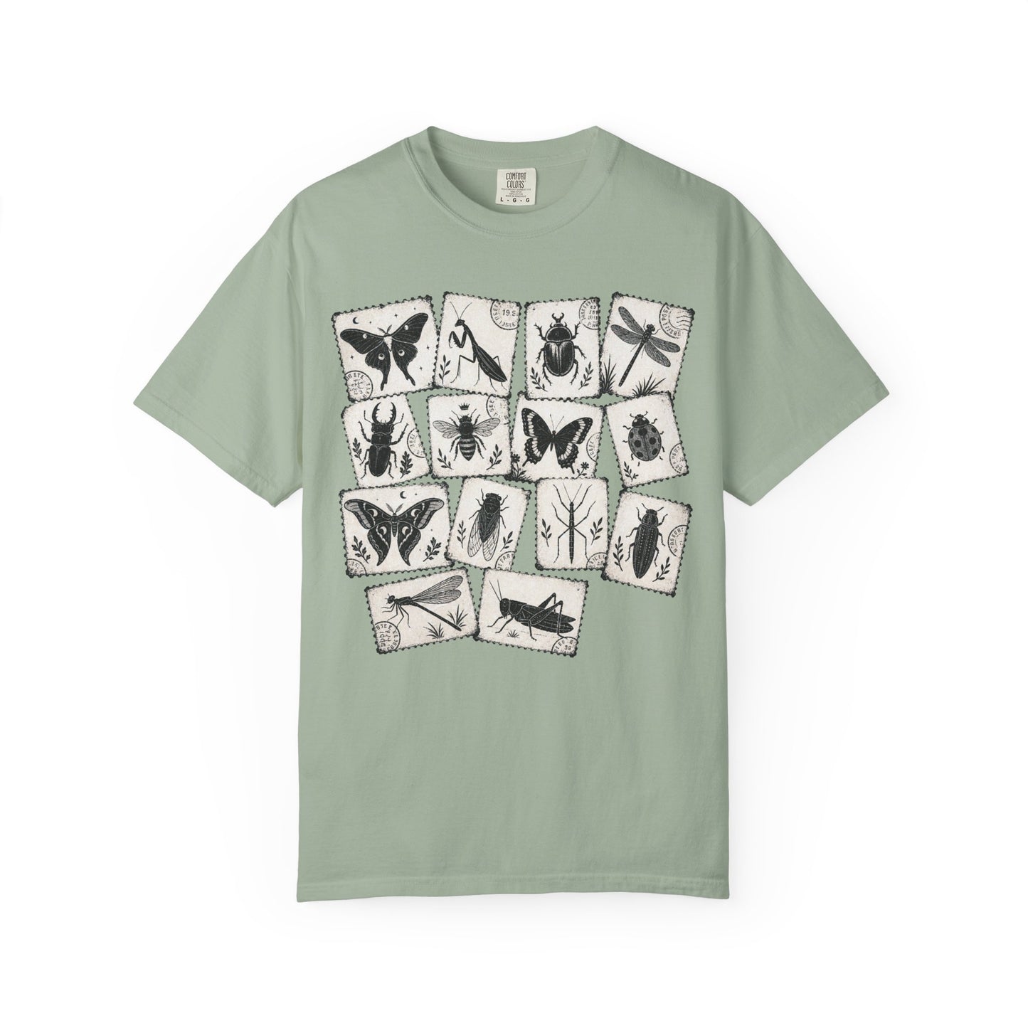Vintage Insect Postage Stamp T-Shirt