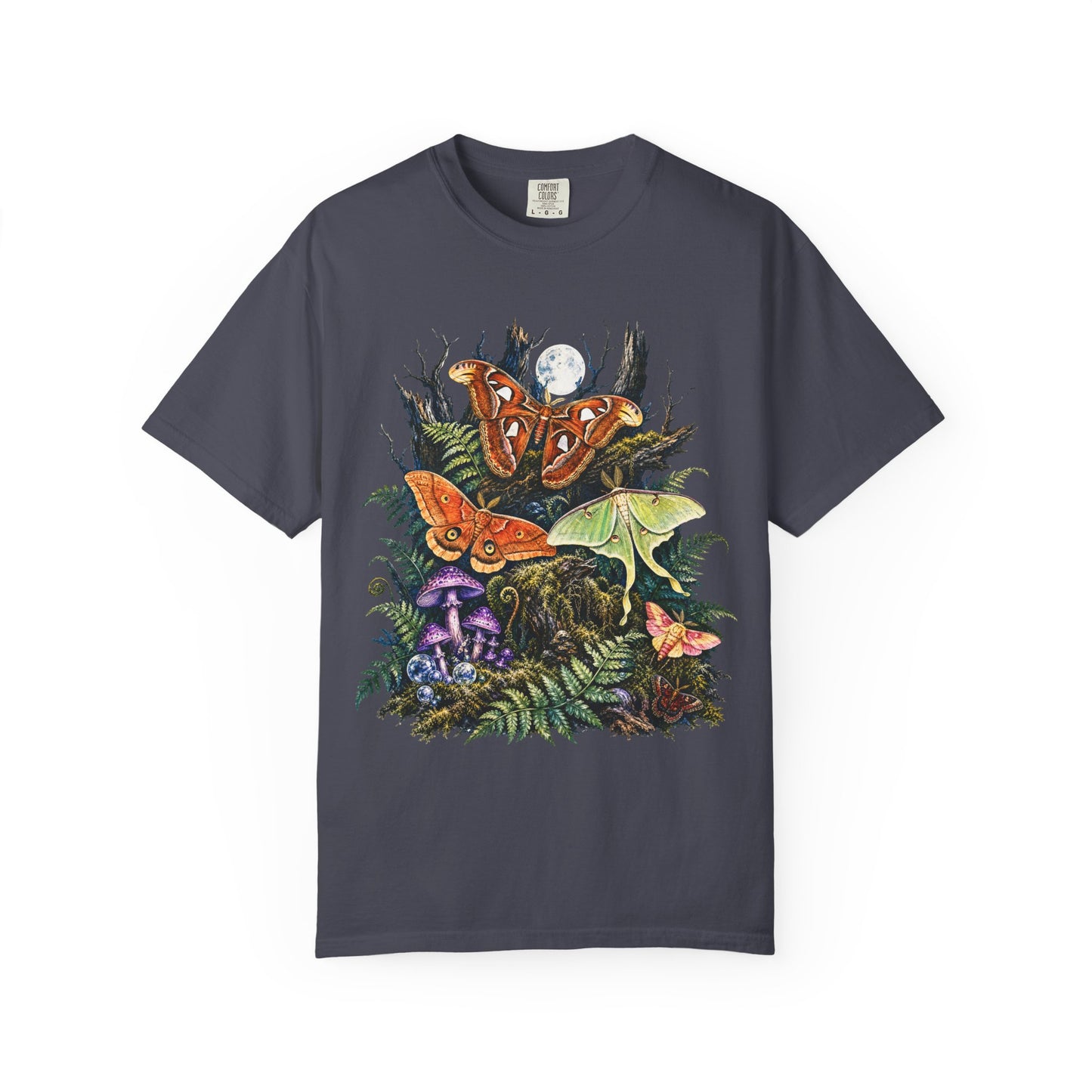 Midnight Magic Moth Collage T-Shirt