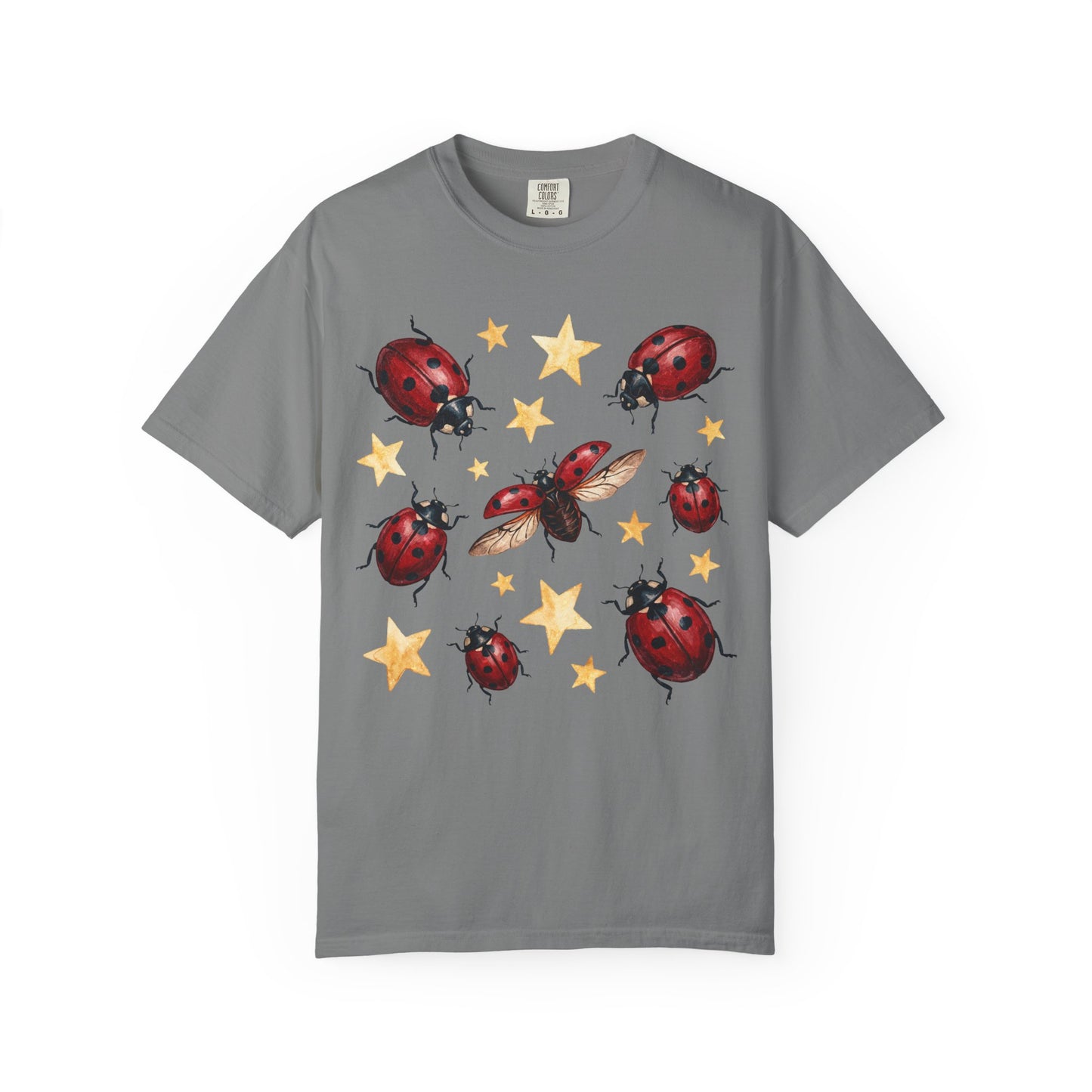Starry Ladybug Collage T-Shirt
