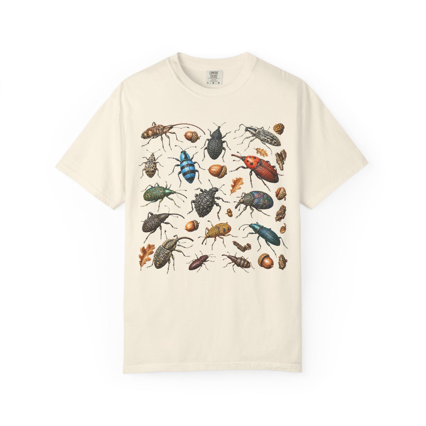 Vintage Naturalist Weevil Collage T-Shirt
