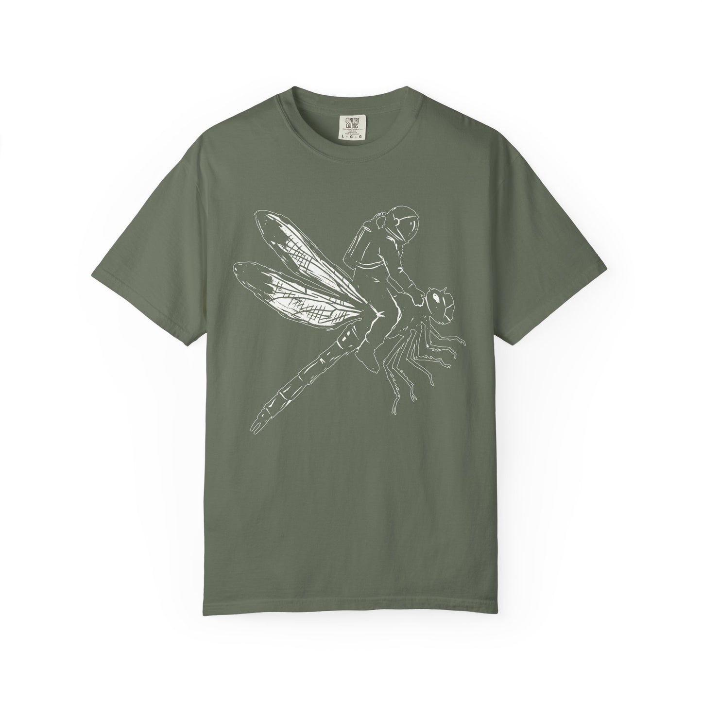Astronaut Dragonfly Rider T-Shirt