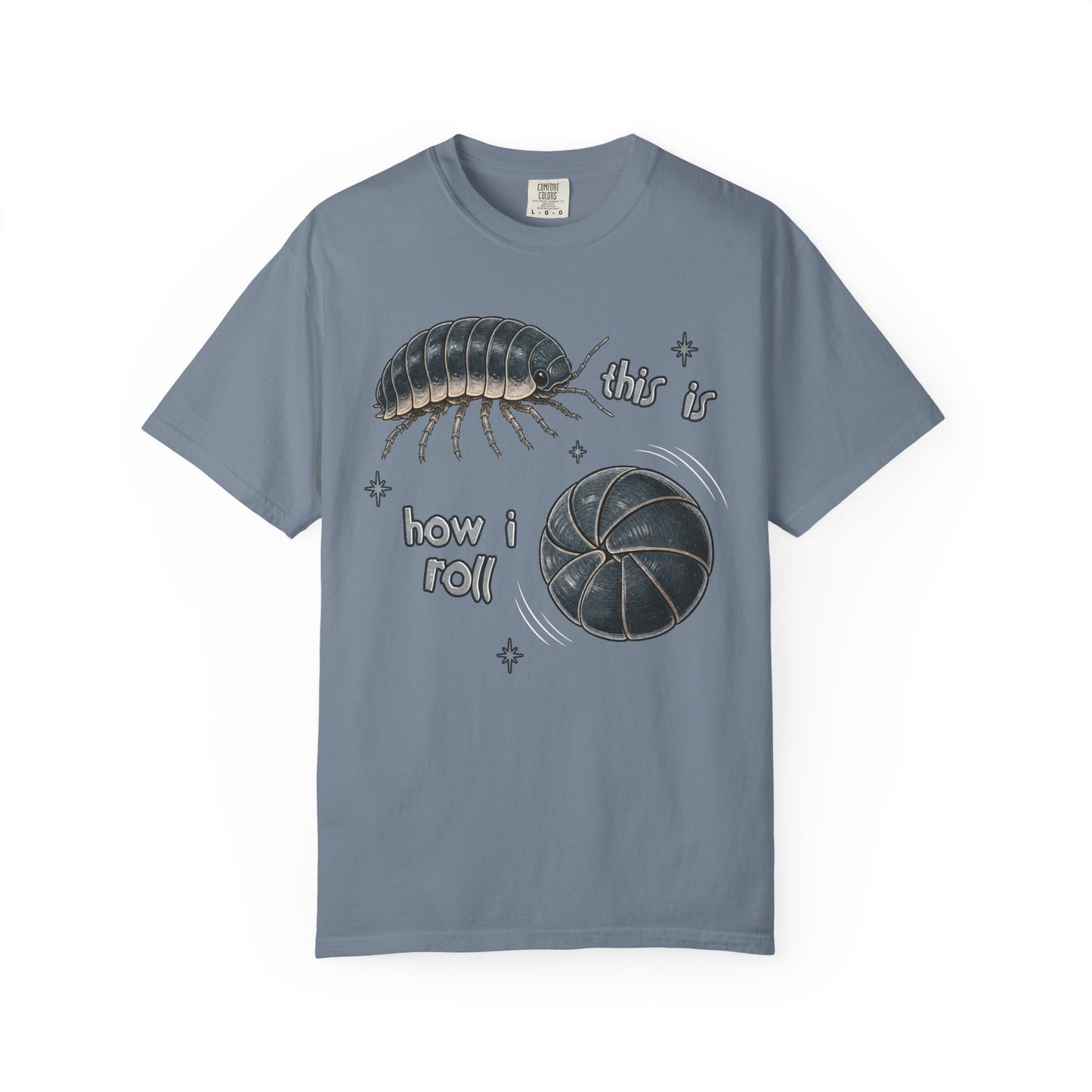 How I Roll Isopod Pun T-Shirt