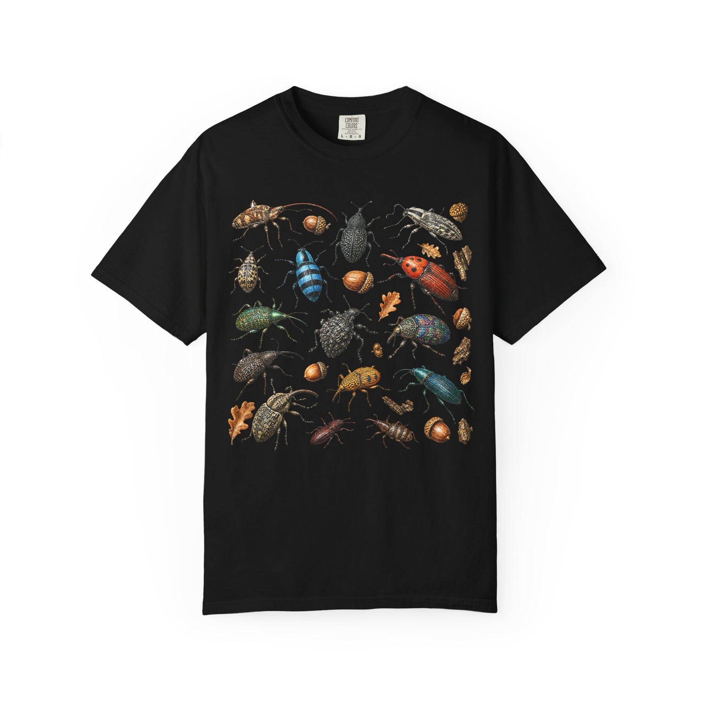 Vintage Naturalist Weevil Collage T-Shirt