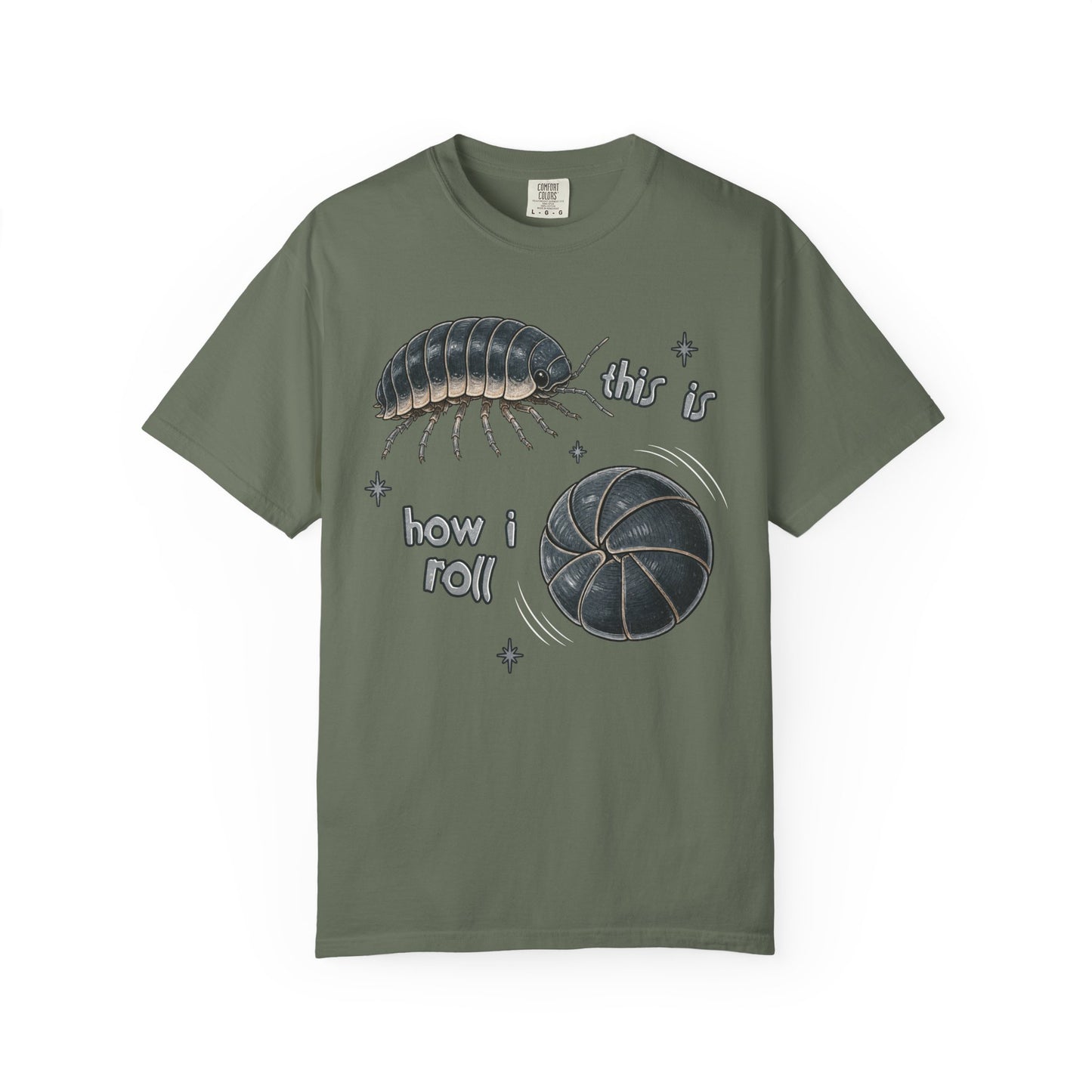 How I Roll Isopod Pun T-Shirt