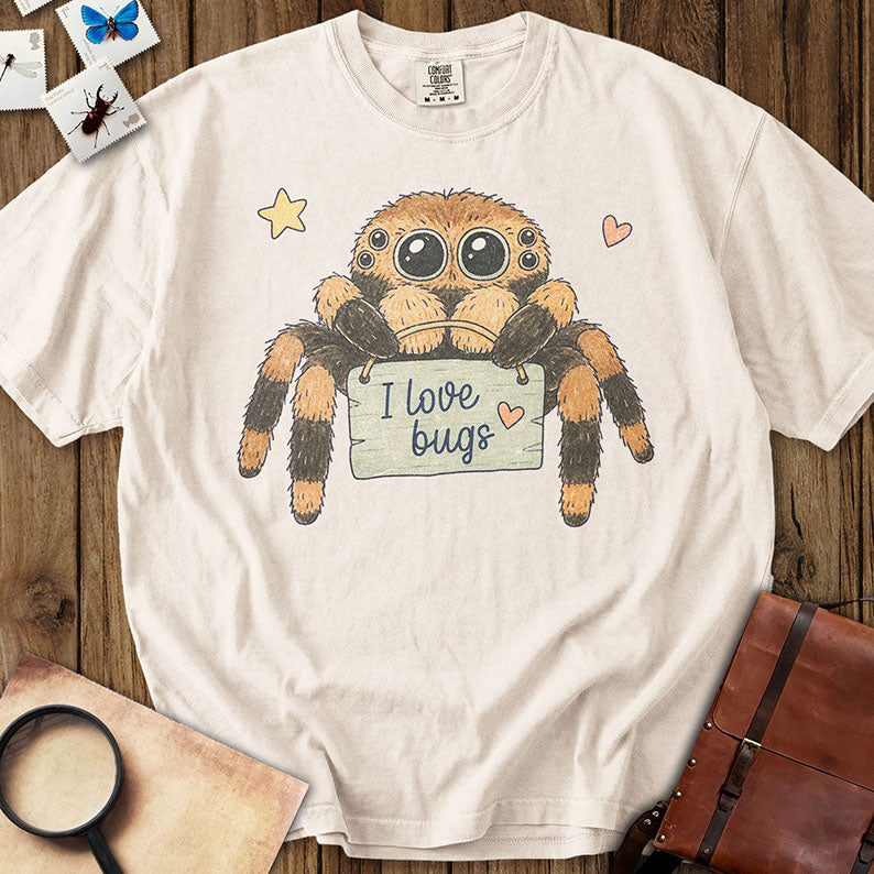I Love Bugs Spider T-Shirt