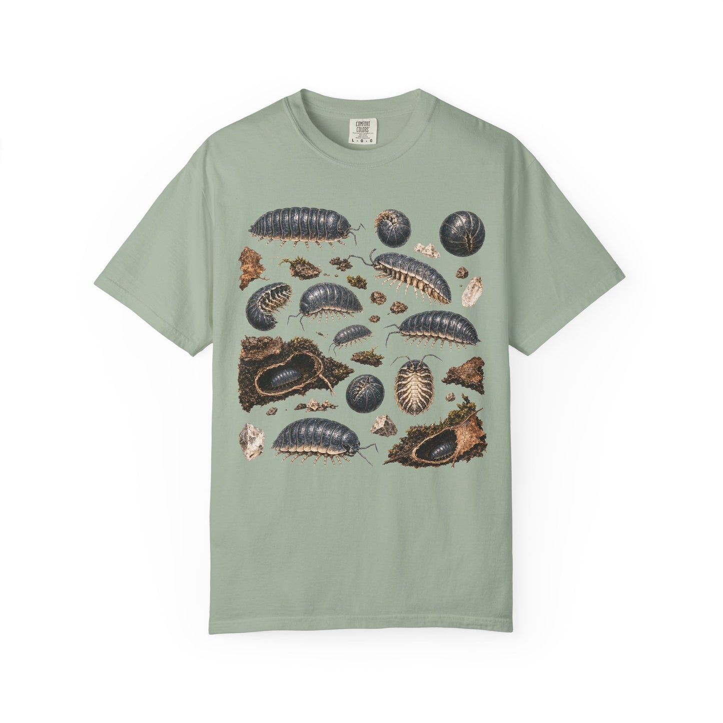 Forest Floor Isopod Collage T-Shirt