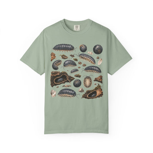 Forest Floor Isopod Collage T-Shirt