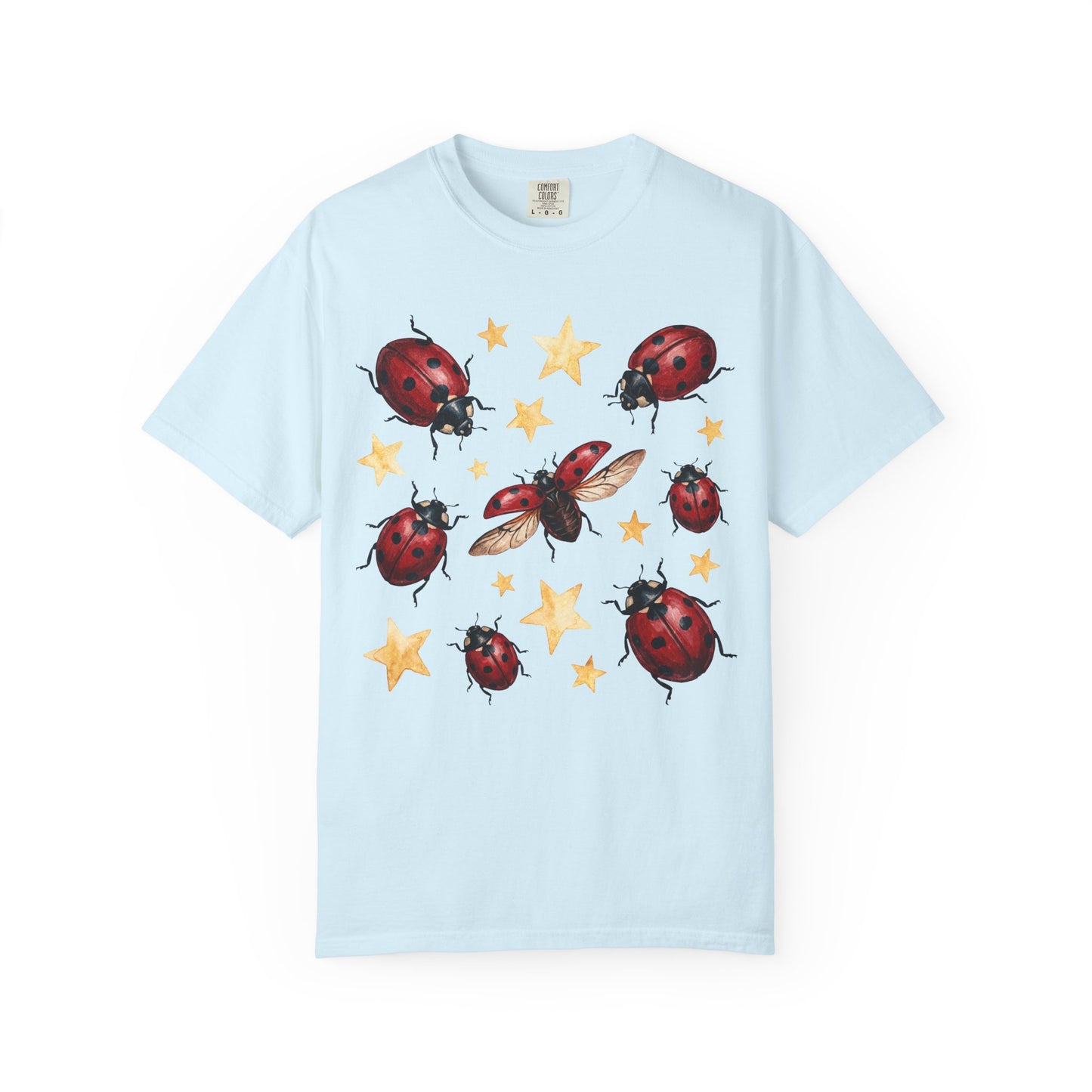 Starry Ladybug Collage T-Shirt