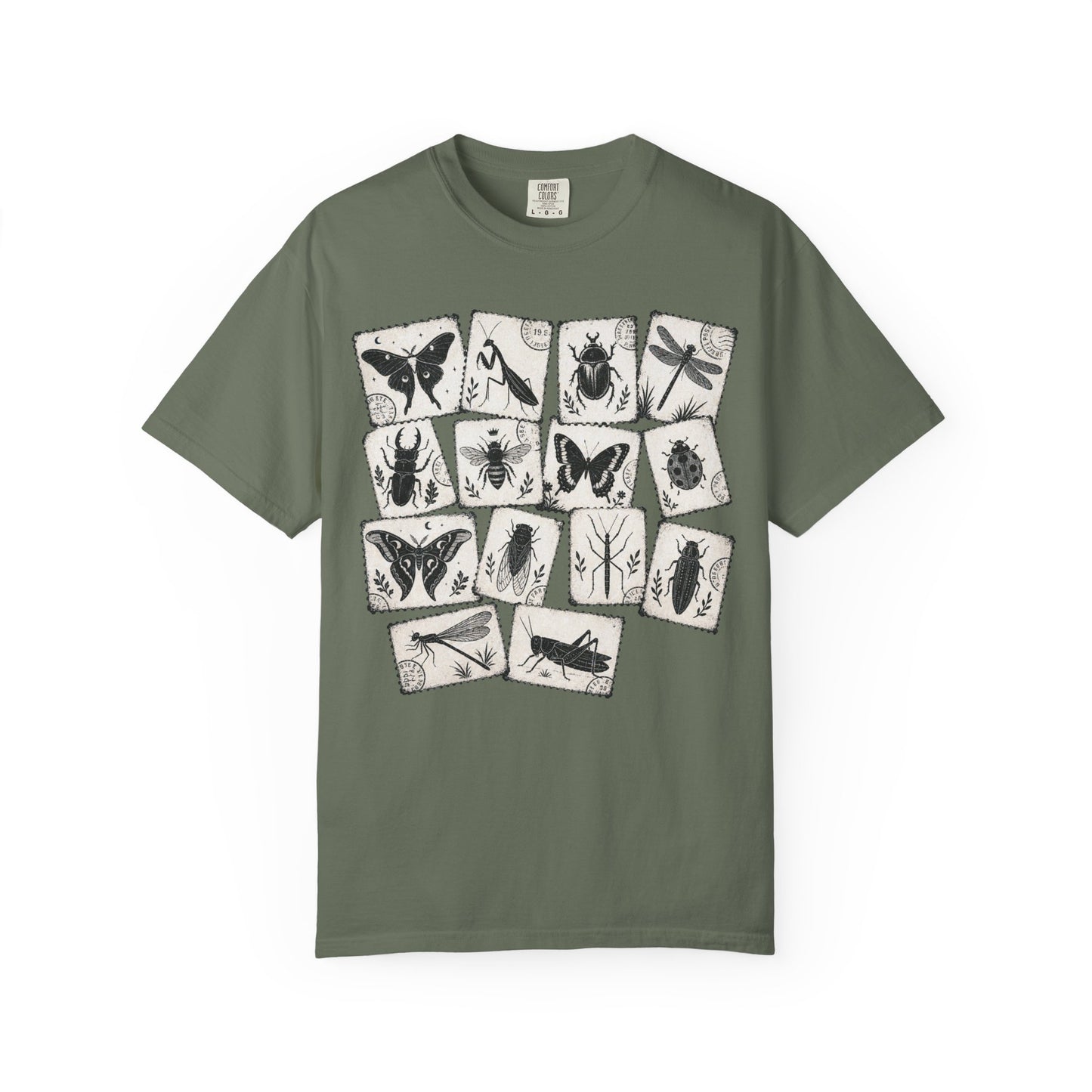 Vintage Insect Postage Stamp T-Shirt