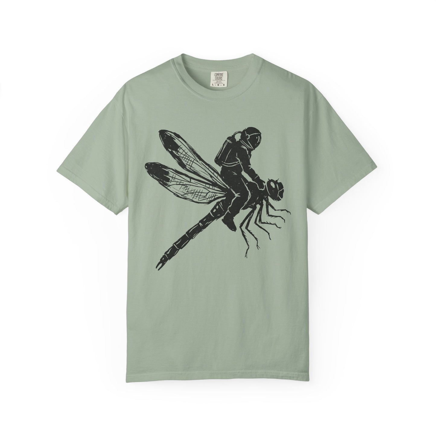 Astronaut Dragonfly Rider T-Shirt