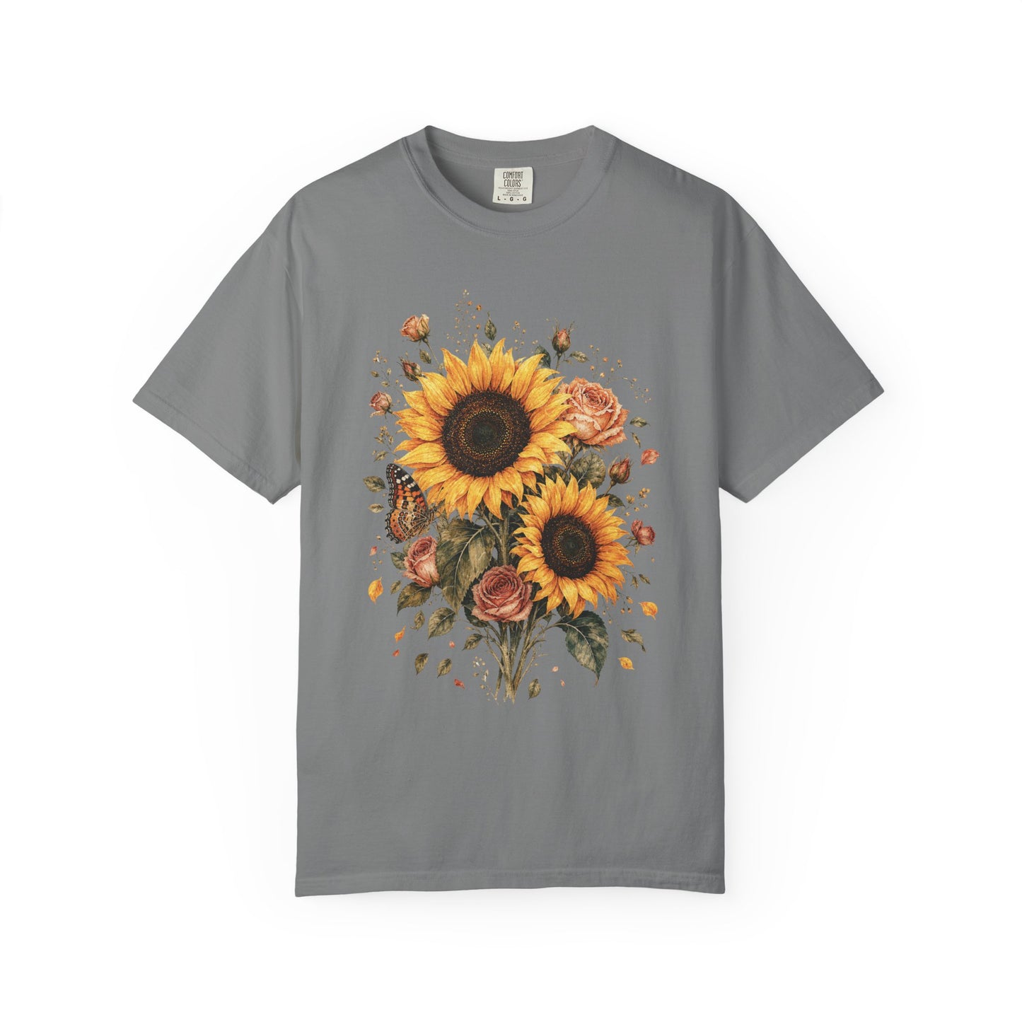 Sunflower And Rose Bouquet T-Shirt