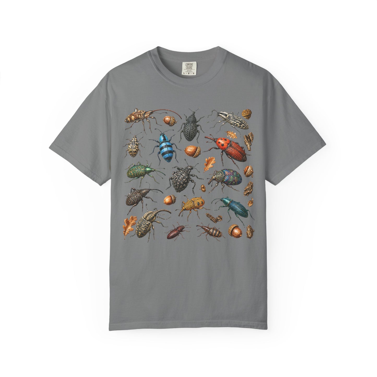 Vintage Naturalist Weevil Collage T-Shirt