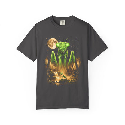 Praying Mantis Moonlit Forest T-Shirt