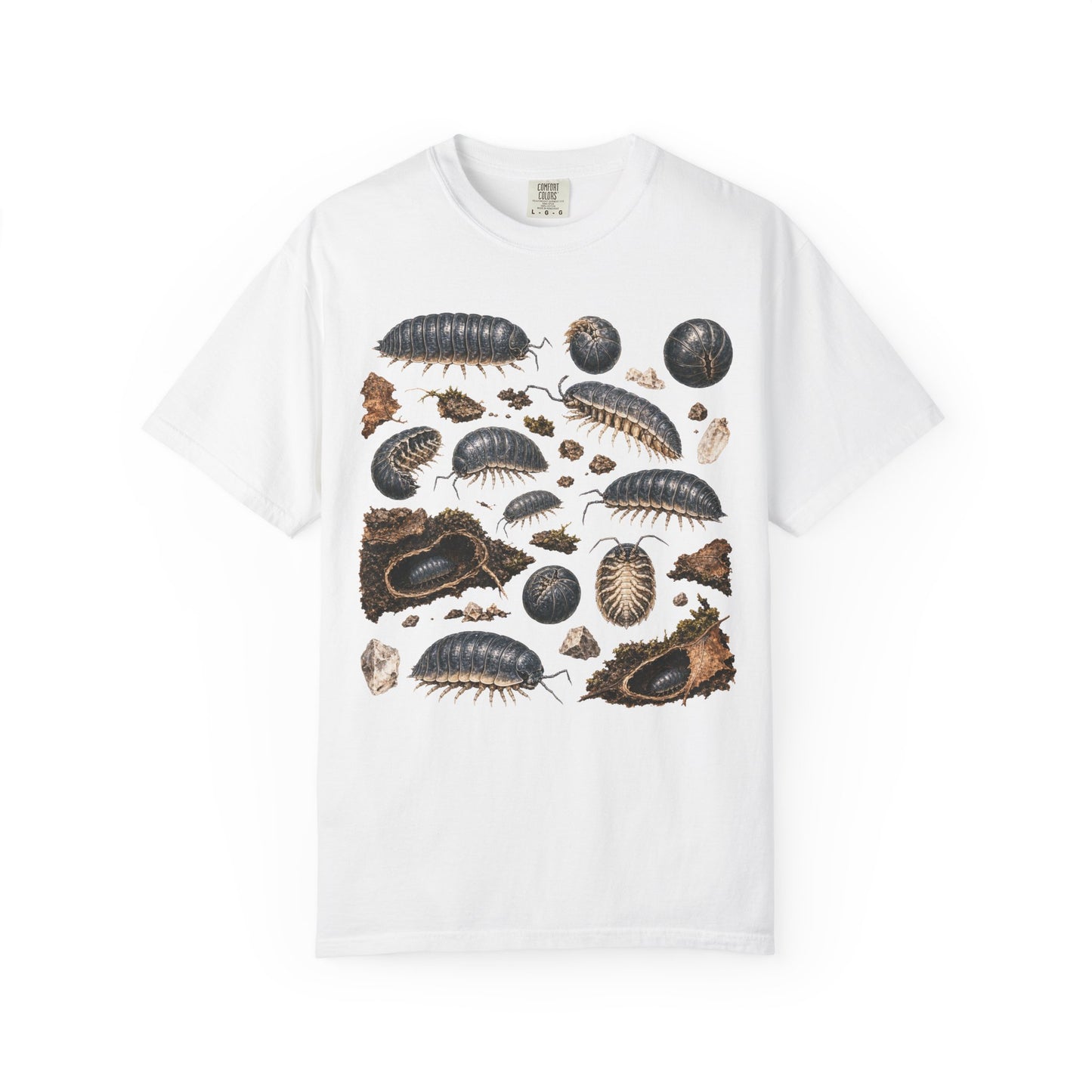 Forest Floor Isopod Collage T-Shirt