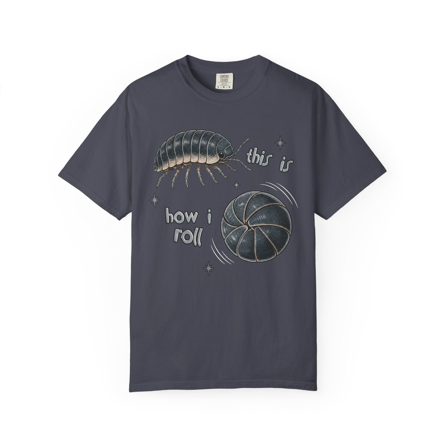 How I Roll Isopod Pun T-Shirt
