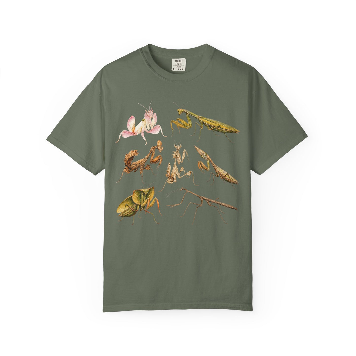Watercolor Praying Mantis T-Shirt
